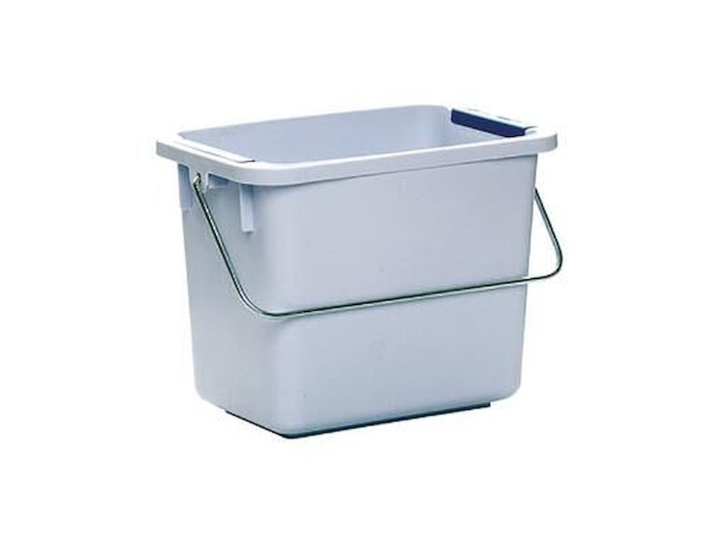 Spand inventar Vileda 6 ltr med 2x4 farveclips