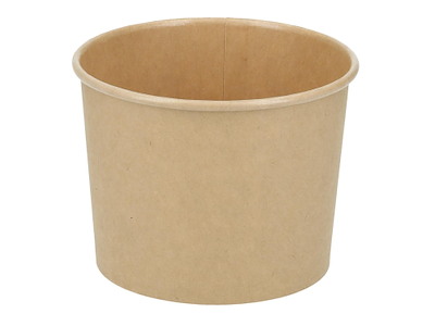 Papbæger Verive soup-to-go 350 ml /12 oz Ø96 x 69 mm pap/PLA brun kraft