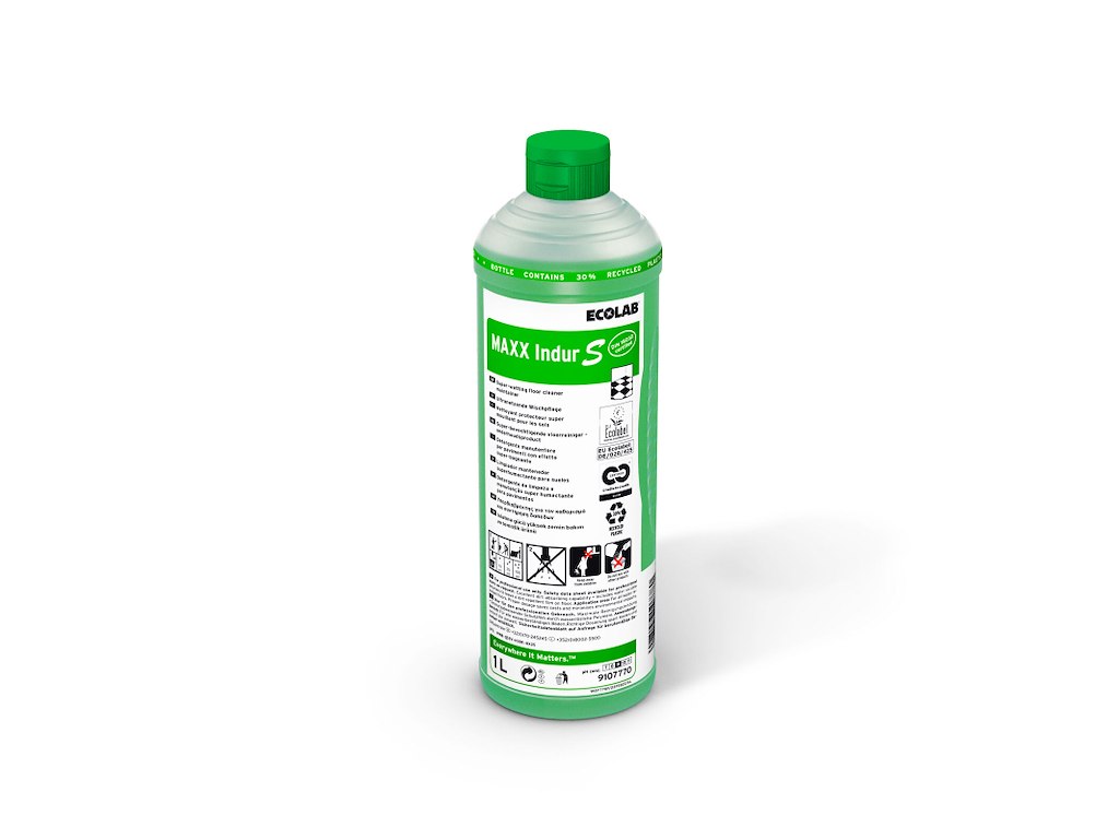 Vaskepleje Maxx Indur S 1ltr Ecolabel C2C med Polymer/Parfume uden Voks Grøn