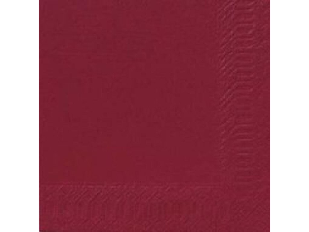 Serviet Duni 40x40cm 3-lag Bordeaux 125 stk