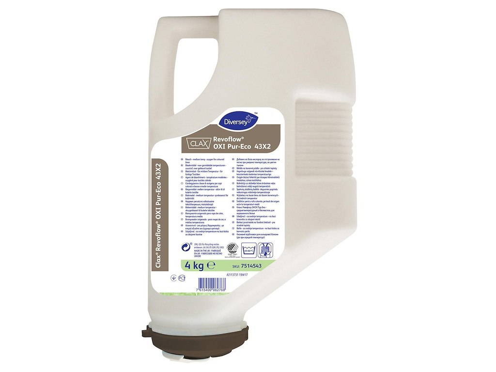 Tøjvask Blegemiddel Pulver CLAX RevoFlow OXI Iltbaseret 4 kg