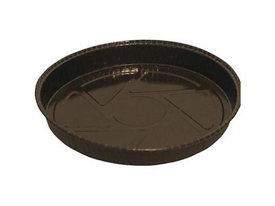 Kageform ø170/181x35 mm pap med PET brun