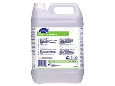 Håndopvask Suma Star Pur-Eco D1 Ecolabel uden Farve/Parfume 5 ltr