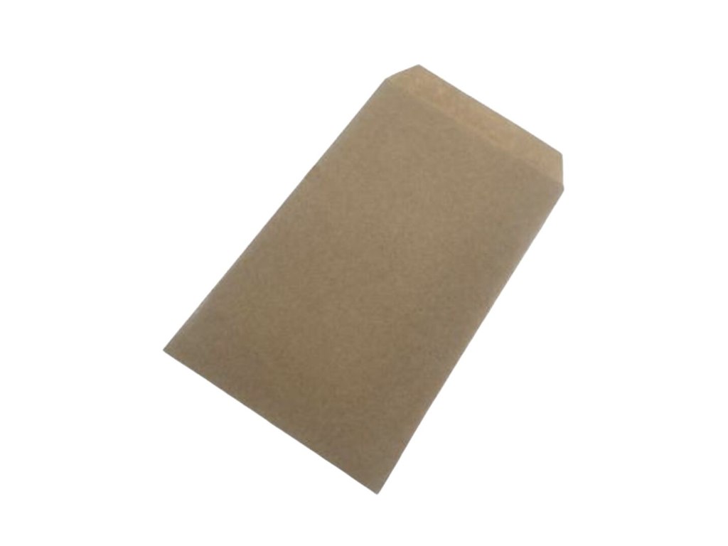 Fransk hotdog pose flad L170xB100mm 40gr papir brun