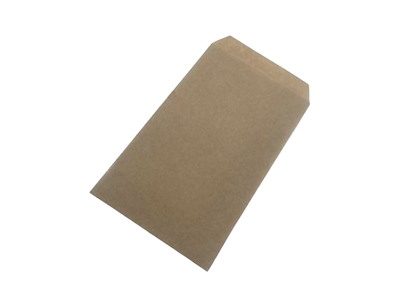 Fransk hotdog pose flad L170xB100mm 40gr papir brun