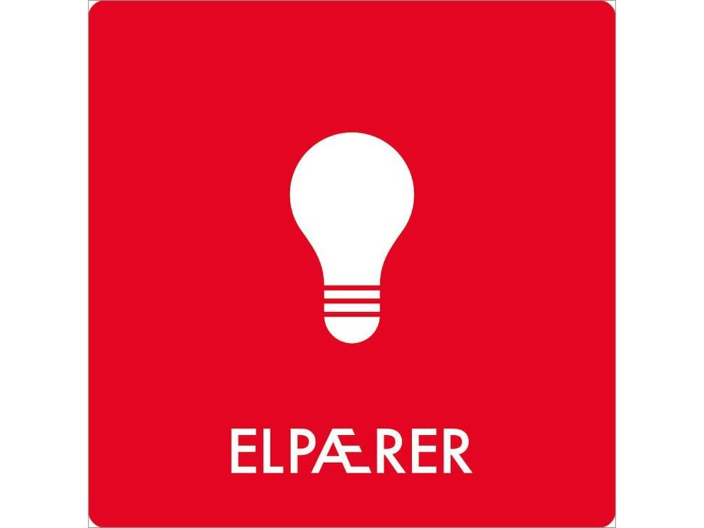 Piktogram Elpærer 180x180mm