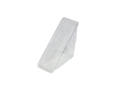 Sandwichbakke 180x68x80 mm til 3 skiver med Låg PET Klar