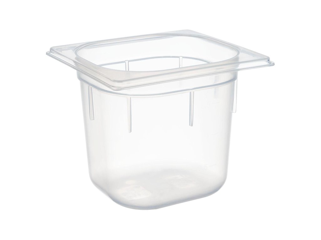 Kantine 1/6 GN 2.2 ltr 17.6x16.2x15 cm Polypropylen Klar
