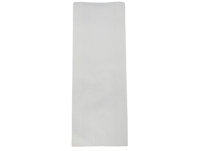 Bagerpose 6 kg 200/(2x35)x520+20 mm FSC 40 gr Hvid