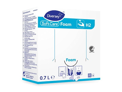 Skumsæbe Soft Care Foam H2 Svanemærket 700ml med parfume til Soft Care dispenser