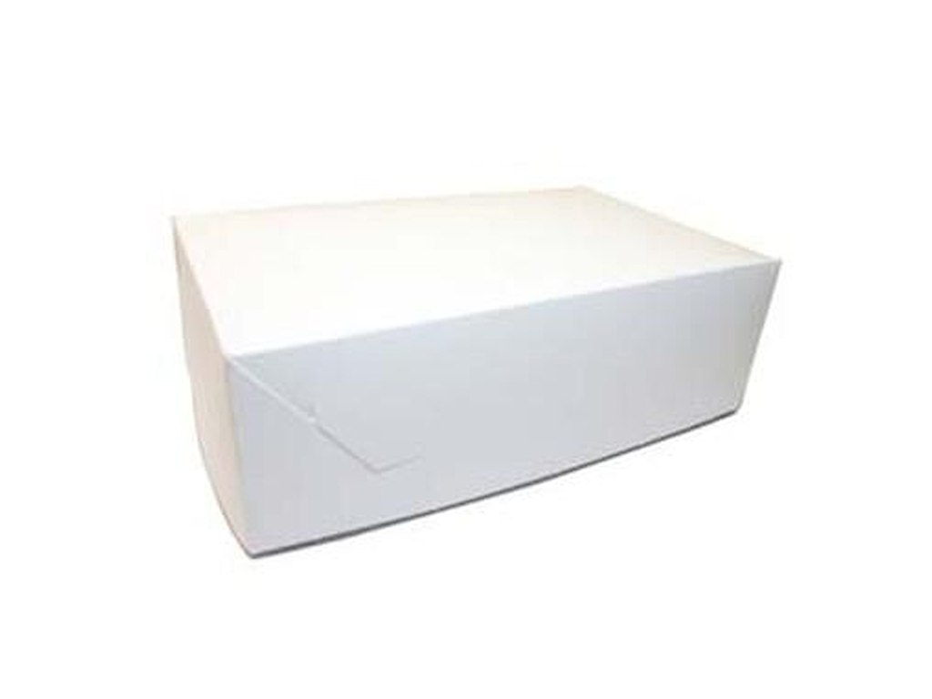 Kageæske fold selv nr 2 høj L230xB140xH75mm pap hvid