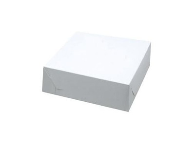 Kageæske fold selv nr 1 L150xB150xH45mm pap hvid