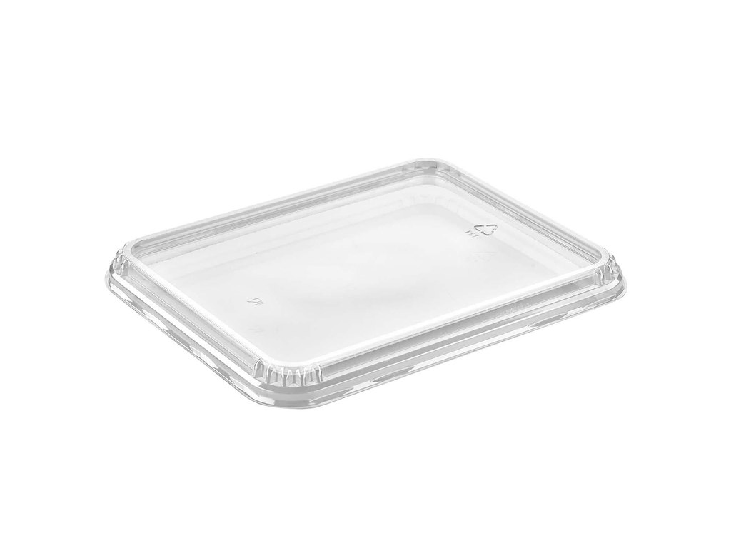 Plastlåg 5227-4 231.9x182.9x16.3 mm Lavt APET Klar til 2227 serien