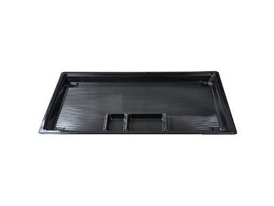 Sushibakke 1-rum Stor/2-rum Små 500x280x28 mm APET Sort