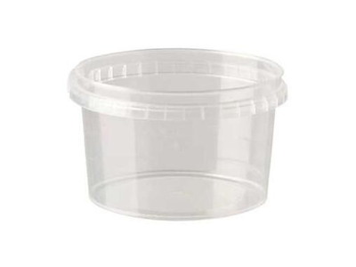 Plastbæger Handy-safe 250 ml Ø92x57 mm PP Klar OMPAK 190 ps x 20 stk/krt