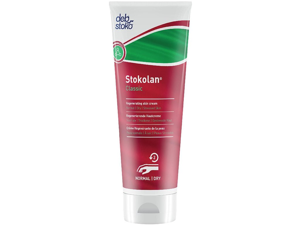 Hudcreme Stokolan Classic 100ml ECARF med Lanolin/Parfume Snaplåg 27.7% fedt