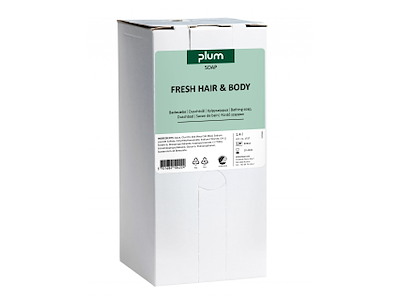 Cremesæbe Plum Fresh Hair&Body 1.4 ltr Svanemærket med Parfume til MP 2000 disp