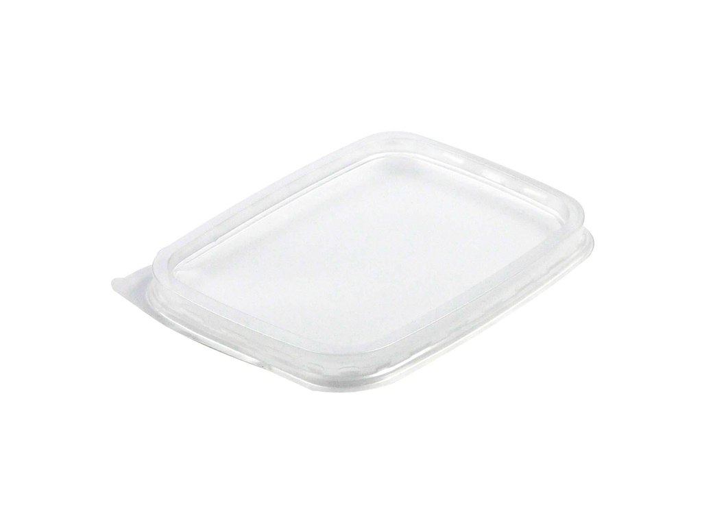 Plastlåg 108x82 mm PP Klar til Salatbæger 108x82 mm