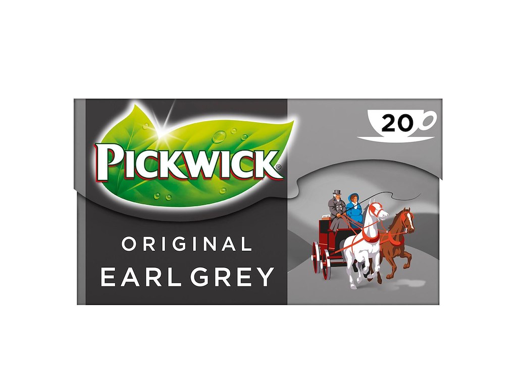 Te Sort Pickwick Earl Grey 20 breve Rainforest Alliance