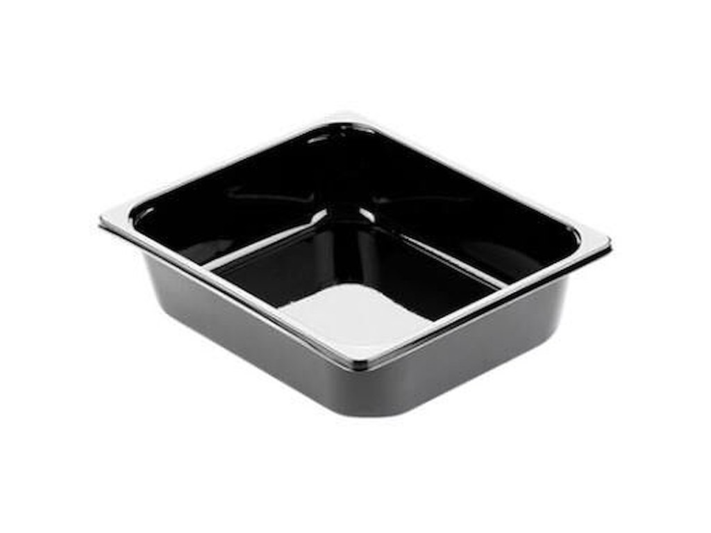 Bakke 1/2 GN 325x265x79 mm 5100 ml CPET Sort
