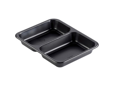 Bakke 2-rum 227x178x32 mm PP Sort