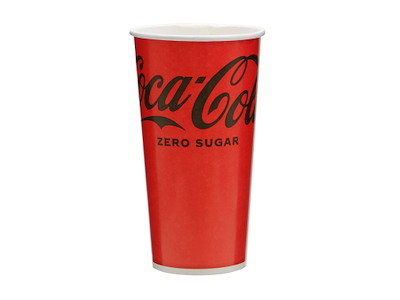 Papbæger 50 cl Coca Cola Ø90x170 mm Kolddriksbæger