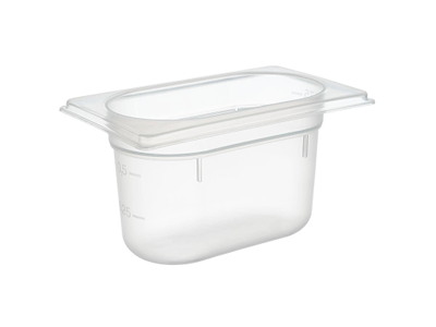 Kantine 1/9 GN 1 ltr 17.6x10.8x10 cm Polypropylen Klar