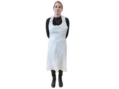 Forklæde Engangs Catersource 850x1300 mm 30 my Hvid