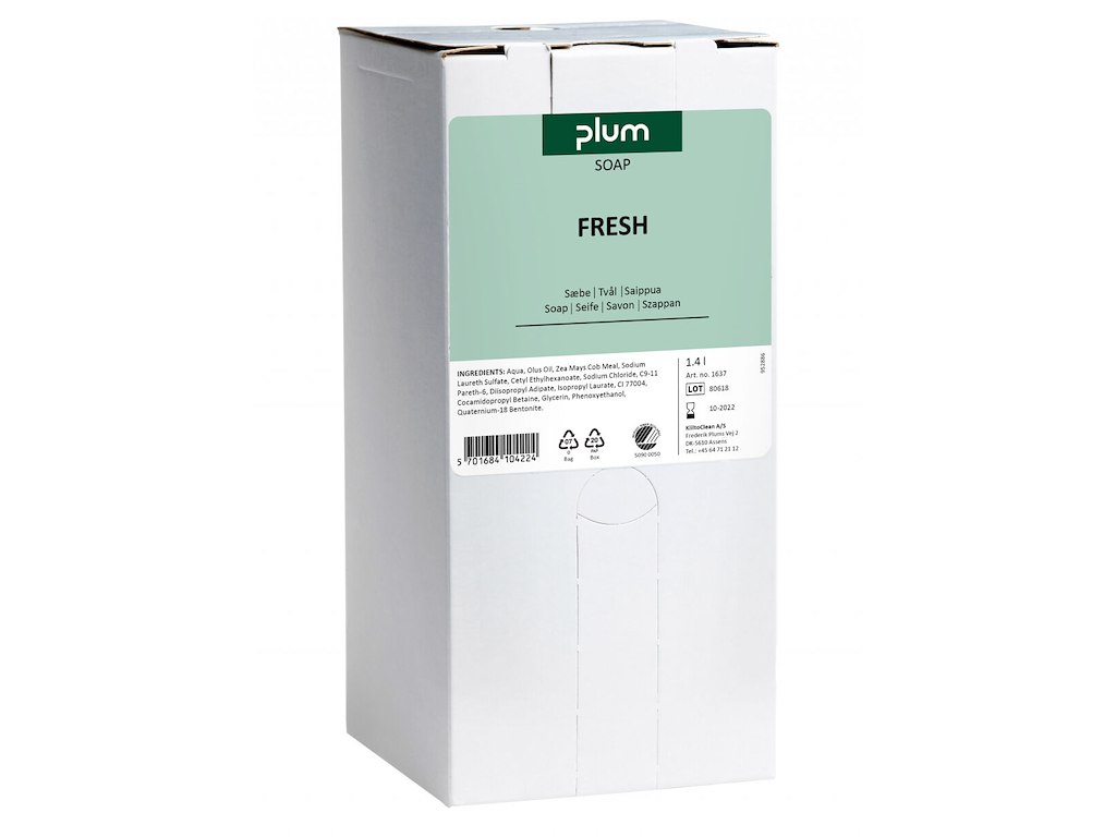 Cremesæbe Plum Fresh 1.4 ltr Svanemærket med Parfume til MultiPlum 2000 disp