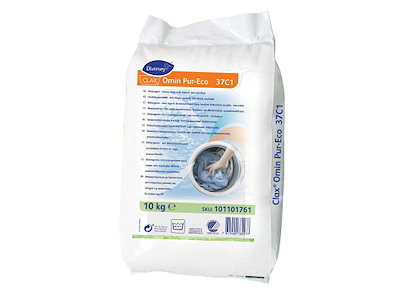 Vaskepulver Clax Omin Pur-Eco 37C1 10kg uden Parfume med Blegemiddel/Enzymer