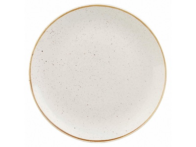 Tallerken Coupe Stonecast Ø21.7 cm Porcelæn Vanilje