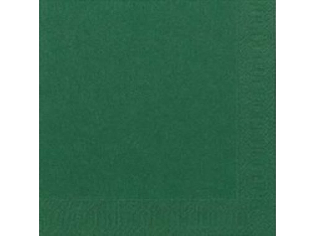 Serviet Duni 33x33cm 3-lag Mørkegrøn 125 stk