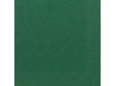 Serviet Duni 33x33cm 3-lag Mørkegrøn 125 stk