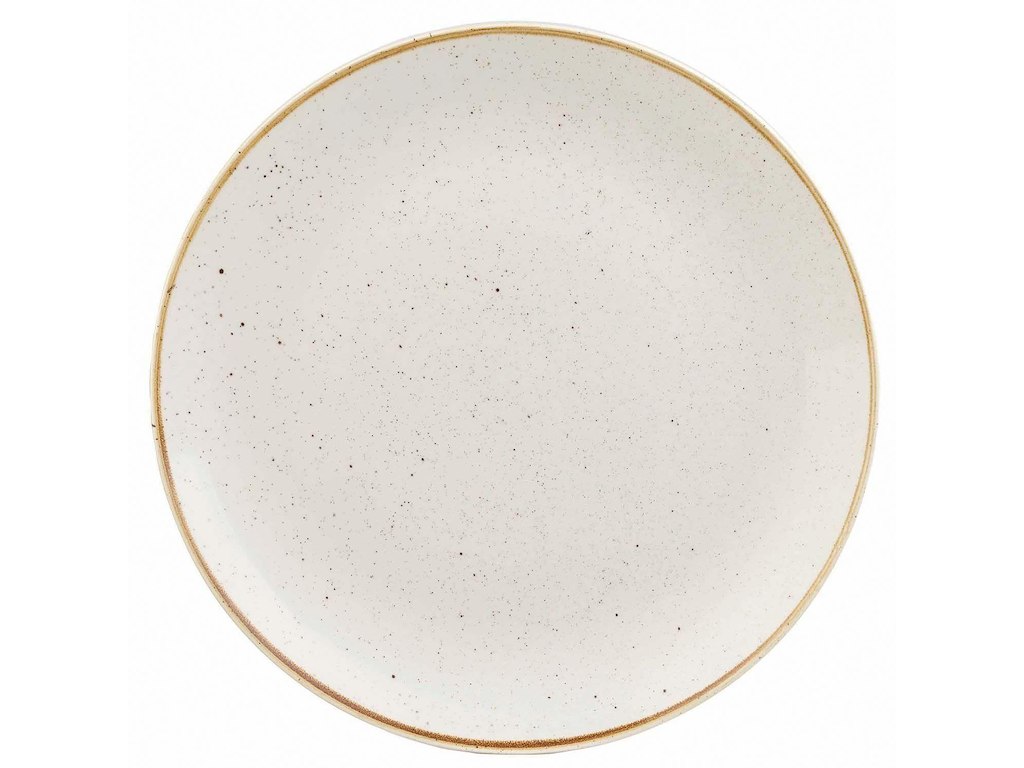 Tallerken Coupe Stonecast Ø16.5 cm Porcelæn Vanilje