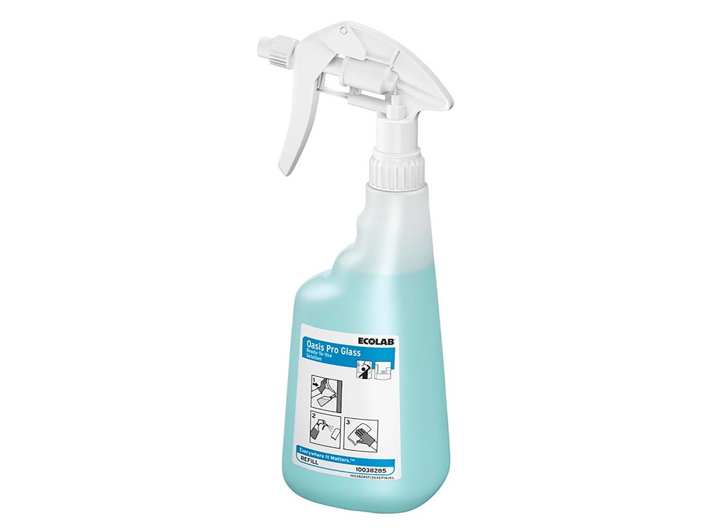 Flaske Tom Skum 650ml med Tryk uden Hoved Klar til Oasis Pro Glass