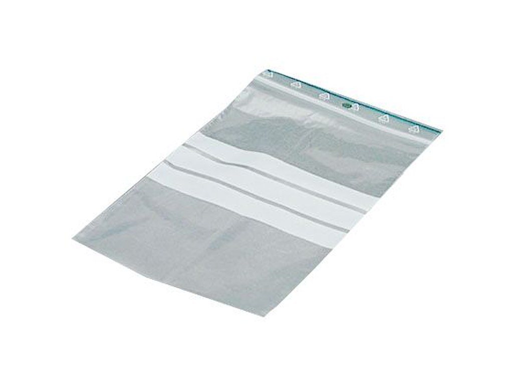 Lynlåspose 120x180 mm 50 my med Skrivefelt LDPE