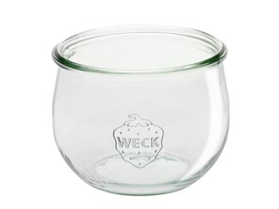 Patentglas Weck Tulip 580 ml Ø10.8x8.4 cm uden Låg Glas