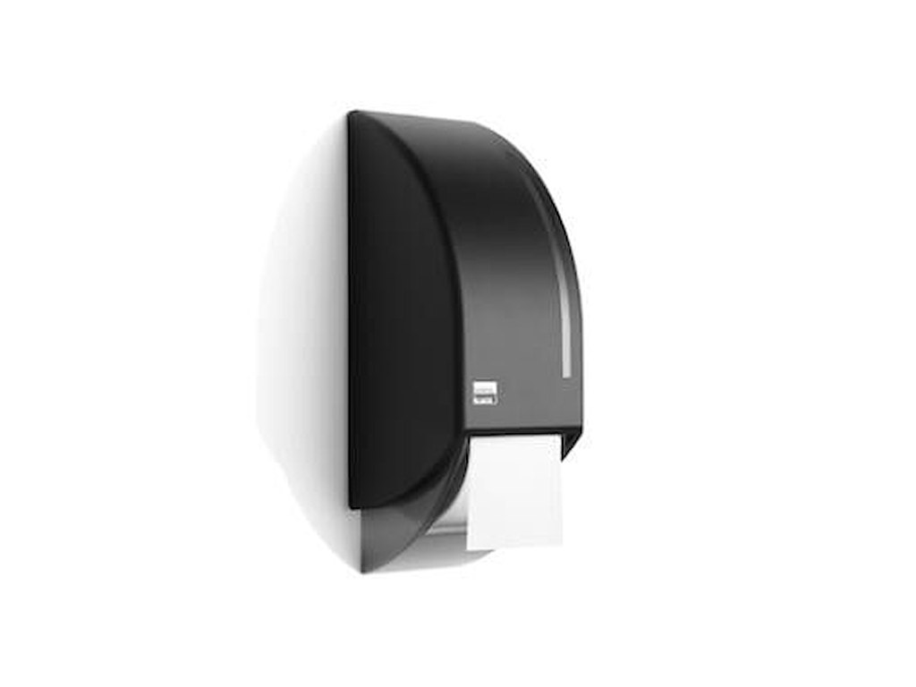 Dispenser Toiletpapir BlackSatino L16xB15xH43cm Plast Sort