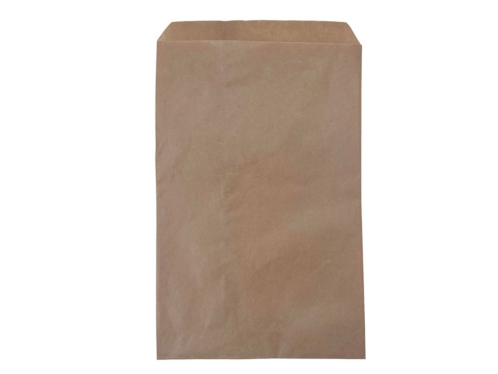 Bagerpose 1kg Rektangulær L160xB260+20mm Papir 40gr Brun