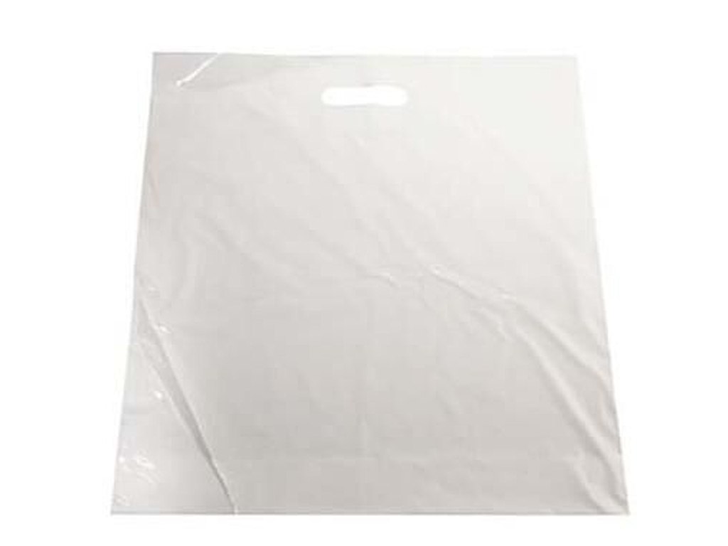 B?repose 420x450/50 mm 40 my LDPE med 50% Genbrugsplast Hvid