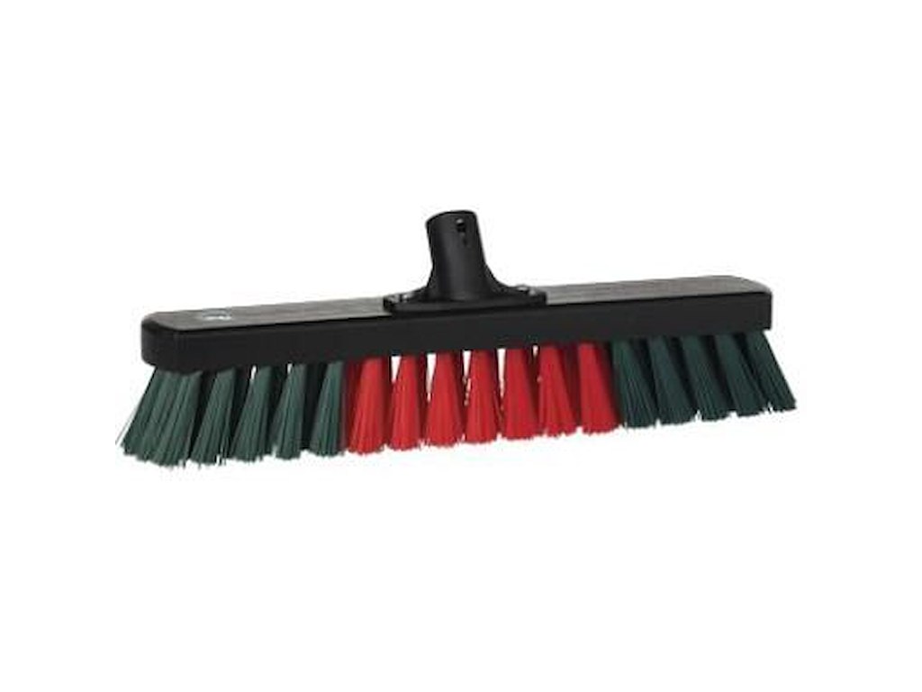 Værkstedskost 80x440 mm med Gevind Sort