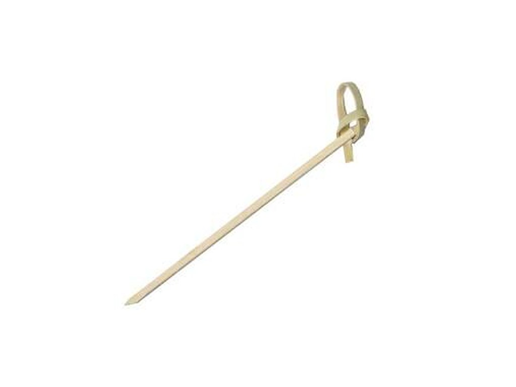 Spyd 60 mm med sløjfe bånd Bambus