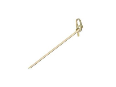 Spyd 60 mm med sløjfe bånd Bambus