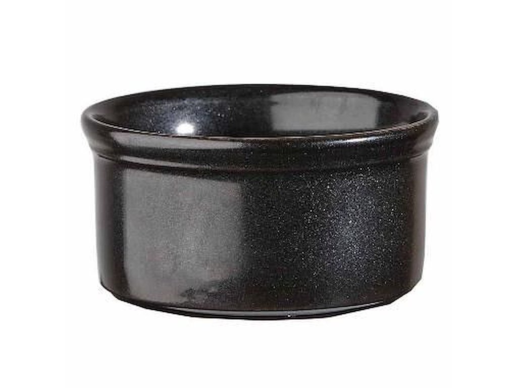 Ramekin Cookware 19.5 cl Ø9 cm Porcelæn Metallic sort