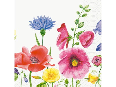 Serviet Duni Flowy Meadow 33 x 33cm 3-lags Floret