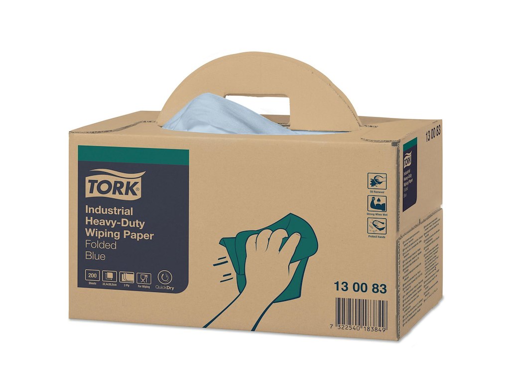 Aftørringsklud Tork W7 Handybox 3-lag Ekstra kraftig 32,4x38,5 cm