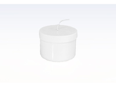 Snøregarn Drug Twine 3/14 50g ca. 115m Hvid Poleret/Bleget hør i plastdåse