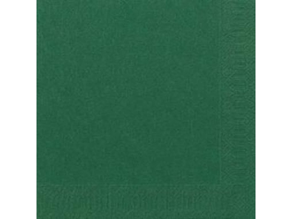 Serviet Duni 40x40cm 3-lag Mørkegrøn 125 stk