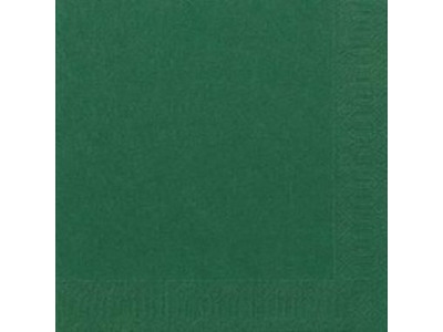Serviet Duni 40x40cm 3-lag Mørkegrøn 125 stk