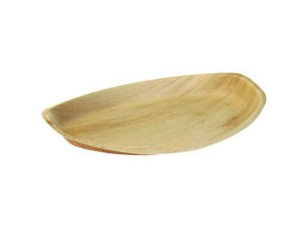 Fad 41x28x2.5 cm Stor Bionedbrydelig Palmeblad